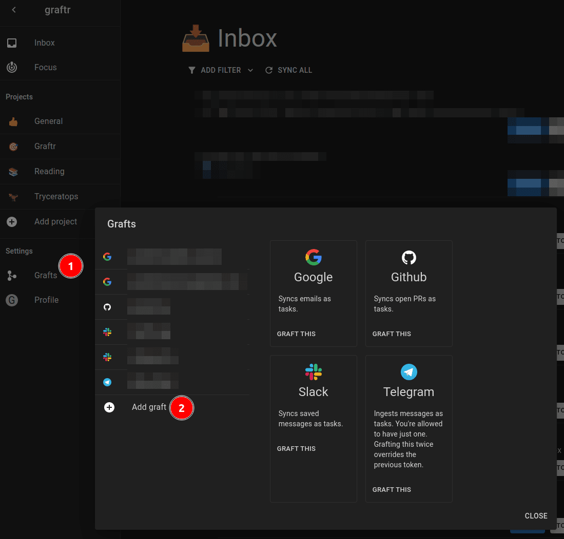 How to add a graft